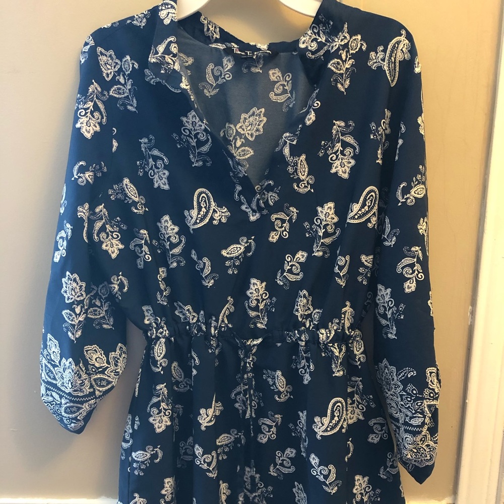 Navy blue dress